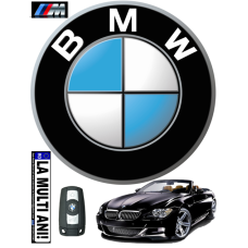 BMWLOGO5C Vafa logo masina BMW 30x20cm 